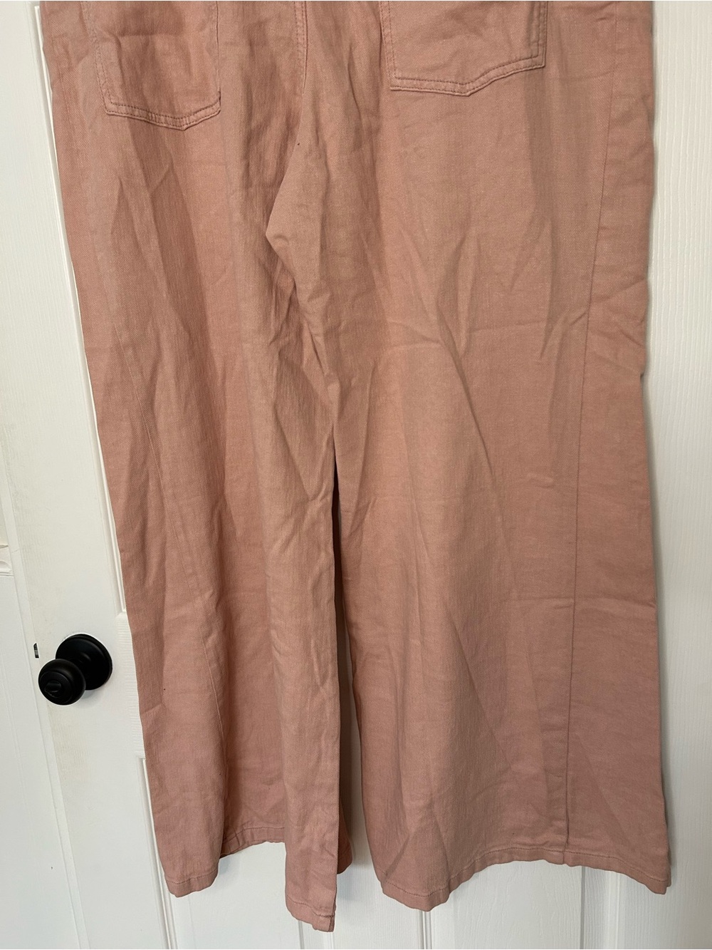 Anthropologie Pilcro Adi Linen Blend Mid-Rise Flare Pants - Picture 10 of 12
